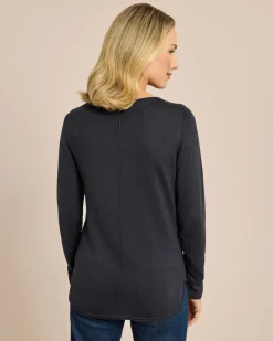 Pullover mit U-Boot Ausschnitt