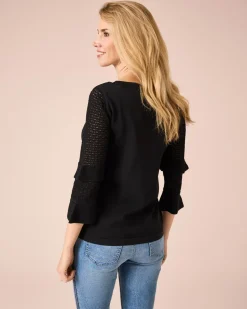 Pullover mit Volants