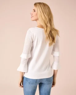 Pullover mit Volants