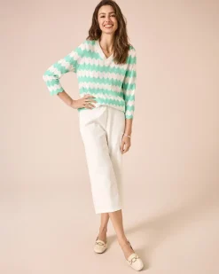 Pullover mit Zick-Zack-Muster