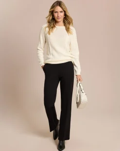 Pullover mit Zopf-Details