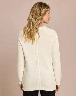 Pullover mit Zopf-Details