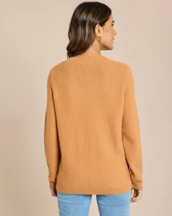Pullover mit Zopf-Muster