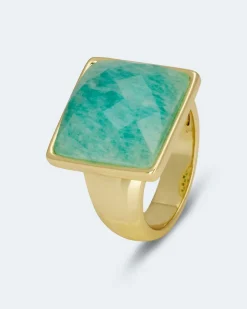 Ring mit Amazonit
