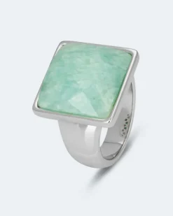 Ring mit Amazonit