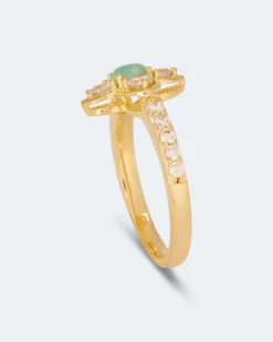 Ring mit Amazonit