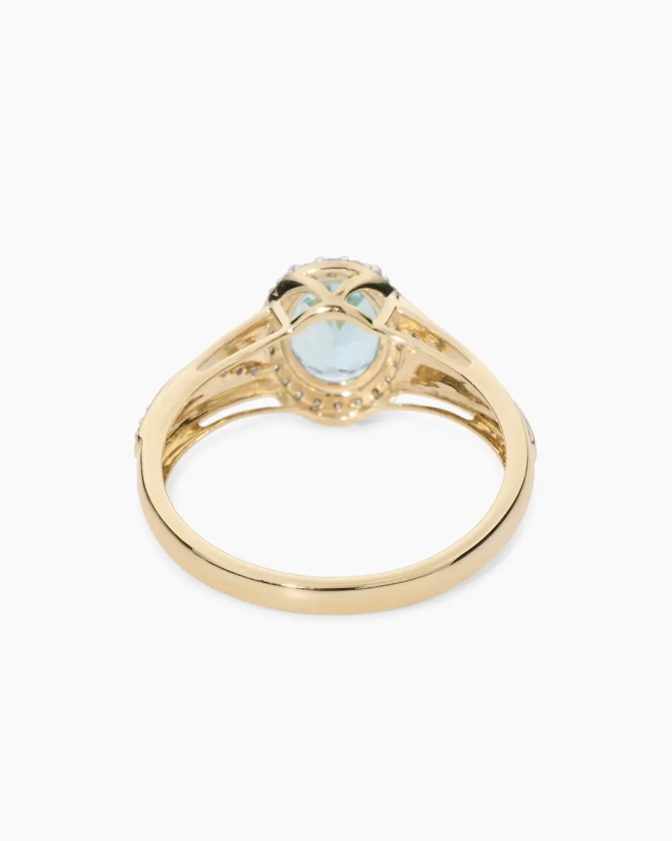 Ring mit Aquamarin