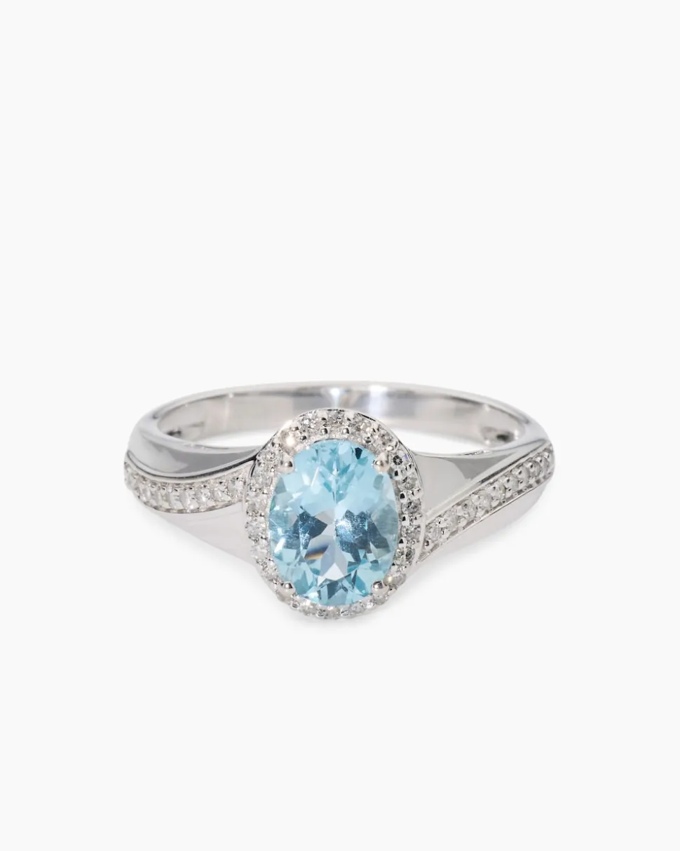 Ring mit Aquamarin