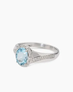 Ring mit Aquamarin
