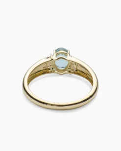 Ring mit Aquamarin & Diamanten