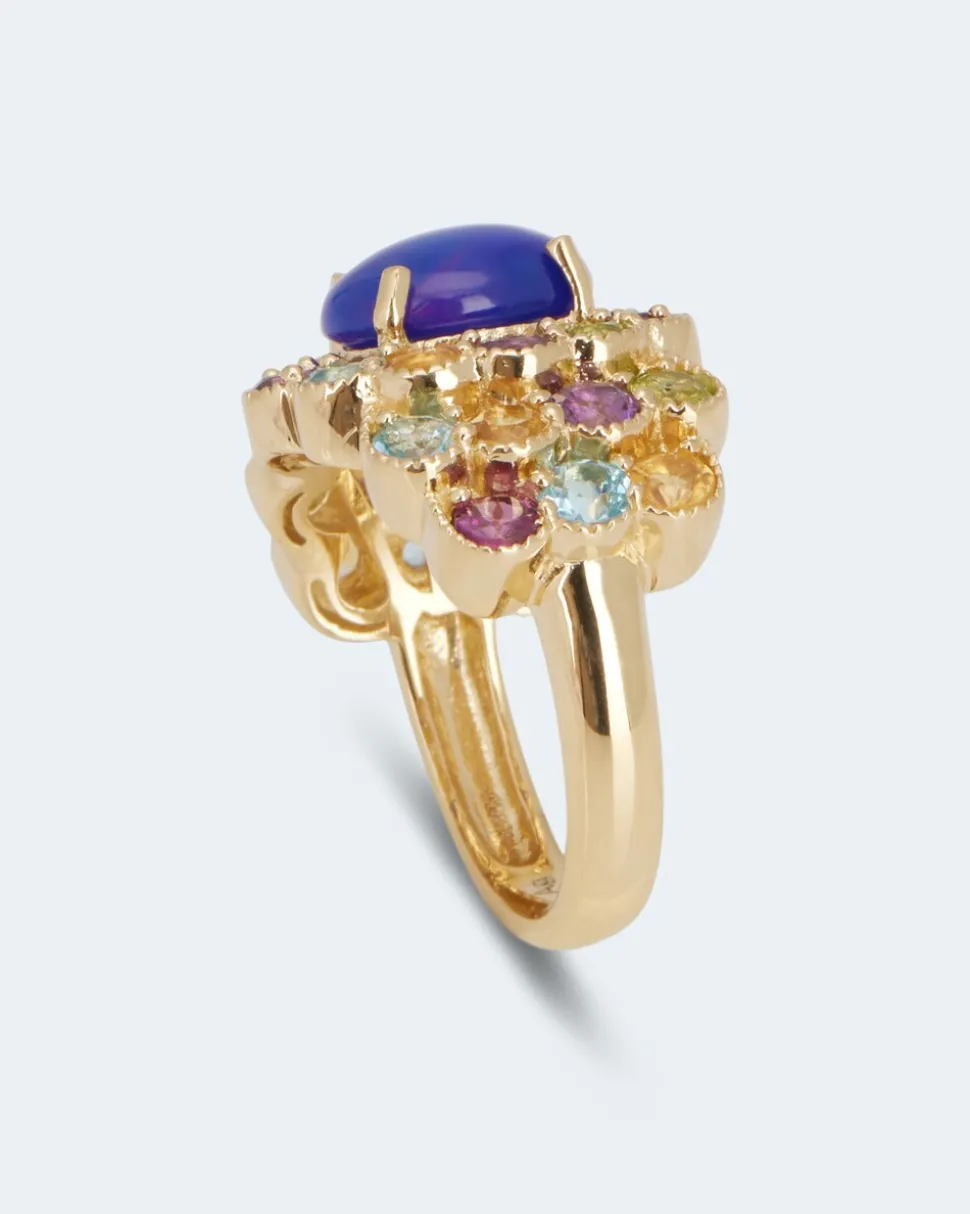 Ring mit blauem Opal