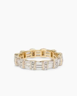 Ring mit Brillanten + Diamanten, ca. 1,50 ct