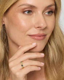 Ring mit Edelsteinmix, Diamanten & Brillanten