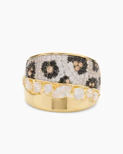 Ring mit farbigen Zirkonia