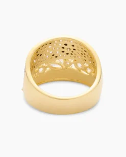 Ring mit farbigen Zirkonia