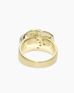 Ring mit MK-Perle 8 mm und Zirkonia