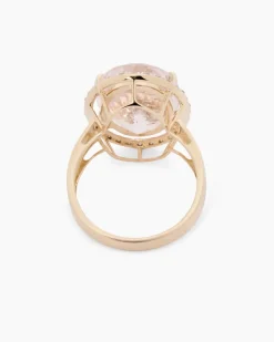 Ring mit Morganit & Brillanten