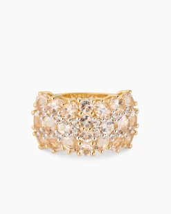 Ring mit Morganit und Zirkon