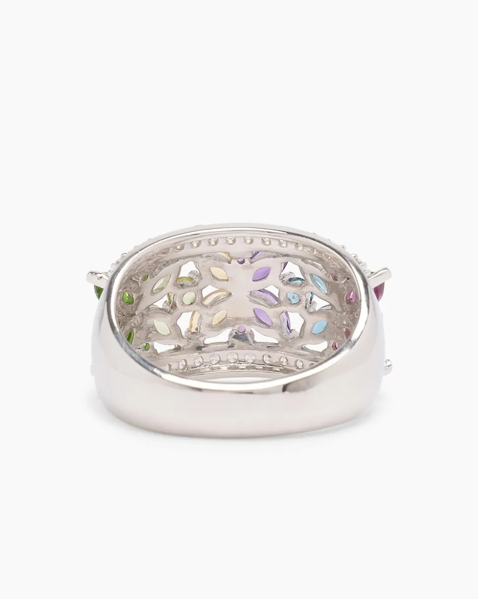 Ring mit Multi-Edelstein