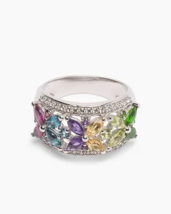 Ring mit Multi-Edelstein