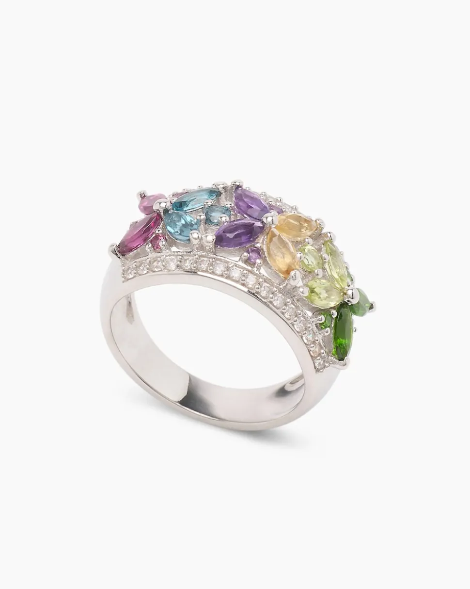 Ring mit Multi-Edelstein