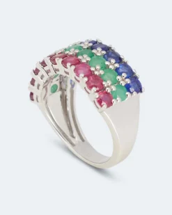 Ring mit Multi-Edelsteinen