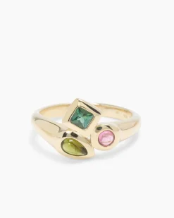Ring mit Multi-Turmalin
