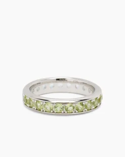 Ring mit Peridot & Blautopas