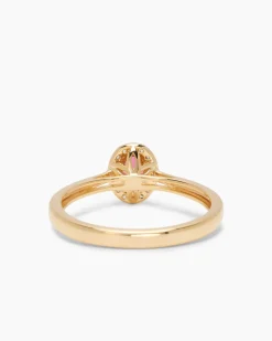Ring mit Pink Turmalin und Zirkon