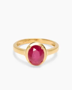 Ring mit Sambia Rubin