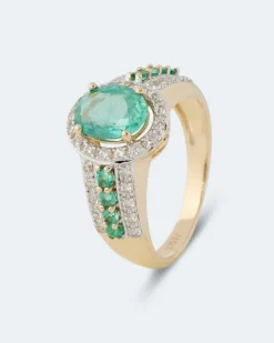 Ring mit Sambia Smaragd