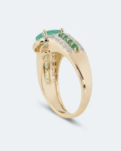 Ring mit Sambia Smaragd