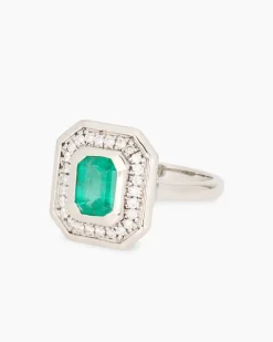 Ring mit Smaragd und Brillanten