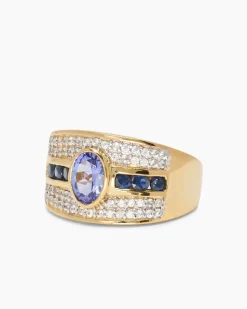 Ring mit Tansanit AAA+