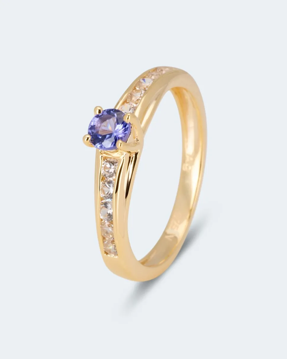 Ring mit Tansanit AAA+