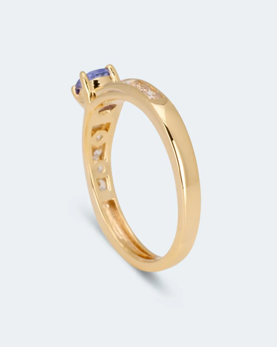 Ring mit Tansanit AAA+