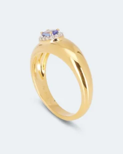 Ring mit Tansanit AAAA
