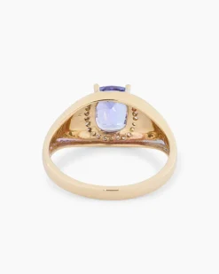 Ring mit Tansanit AAAA