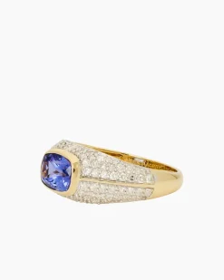 Ring mit Tansanit AAAA