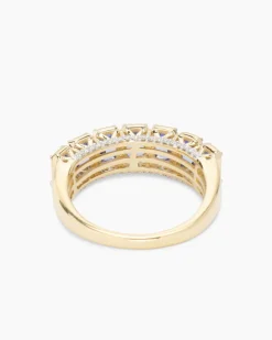 Ring mit Tansanit AAAA & Brillant
