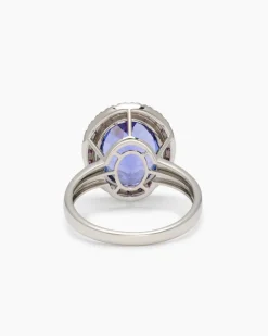 Ring mit Tansanit + Brillanten