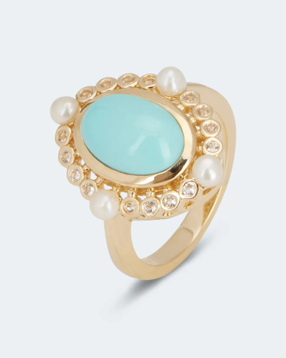 Ring mit Türkis