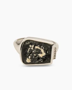 Ring mit Turmalin und Zirkon
