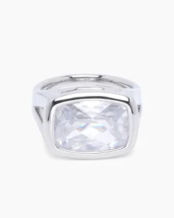 Ring mit Zirkonia