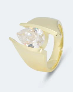Ring mit Zirkonia