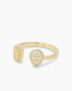Ring mit Zirkonia