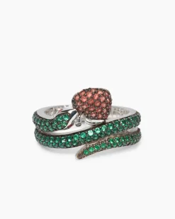 Ring "Schlange" mit Zirkonia
