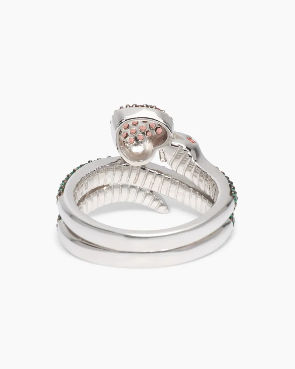 Ring "Schlange" mit Zirkonia