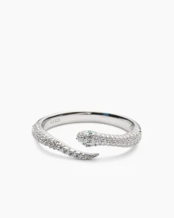 Ring "Schlange" mit Zirkonia
