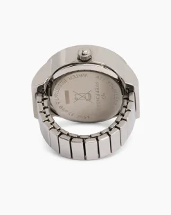 Ring-Uhr mit Kristallen